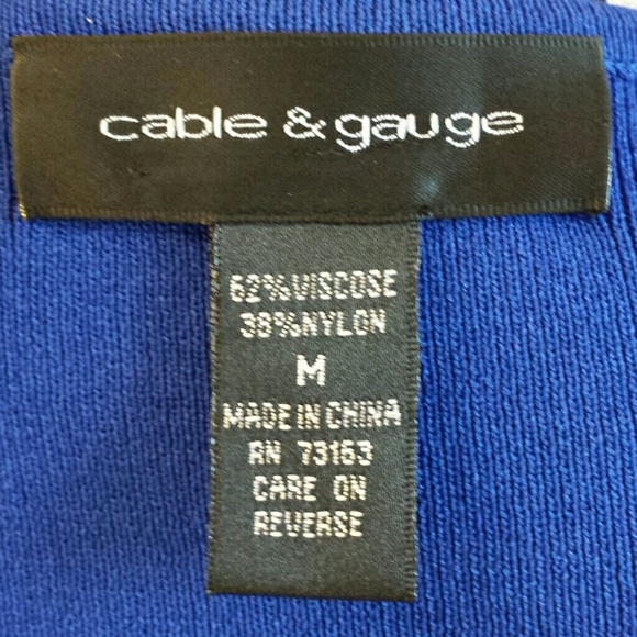 Cable&Gauge sweater. Size M. - Picture 4 of 4